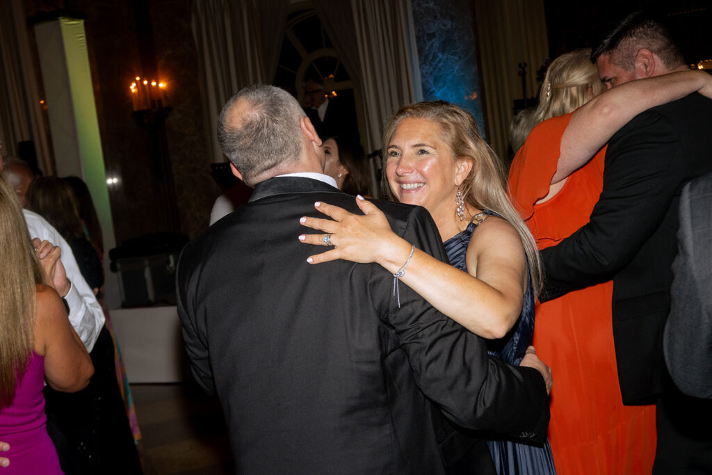 cute guests dancing at the party