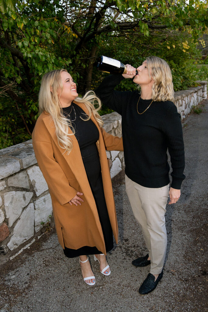unique editorial style engagement photoshoot