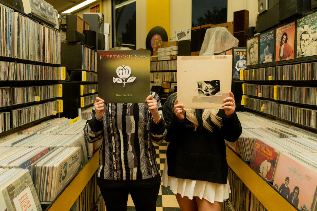 Kayla & Hannah’s Vintage Car & Record Store LGBTQ+ Engagement in St. Louis