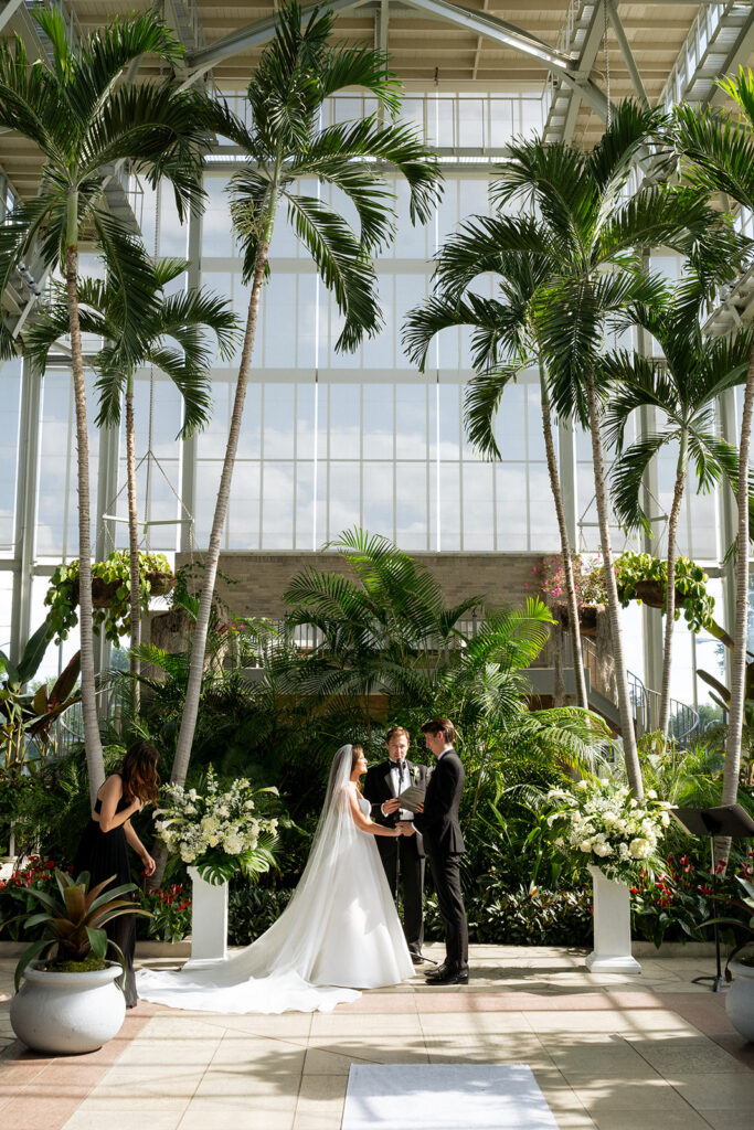 cute couple before heading to their reception