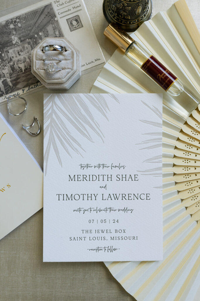 stunning wedding invitation