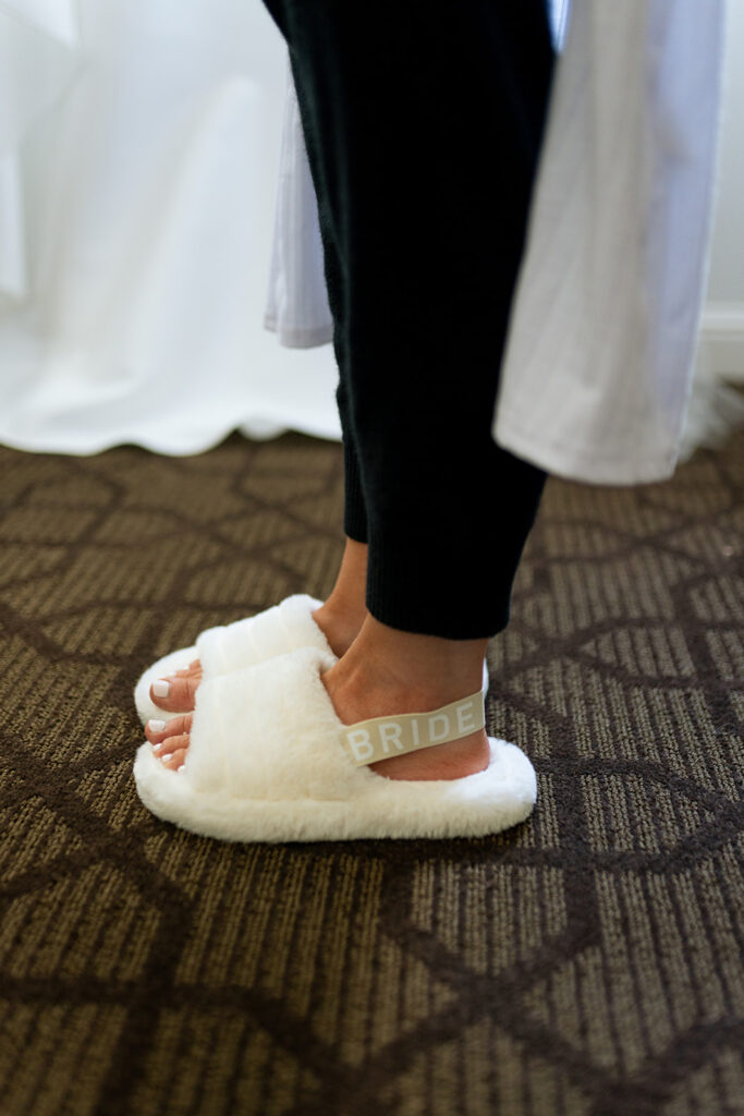 bride getting ready for her dream ceremony 