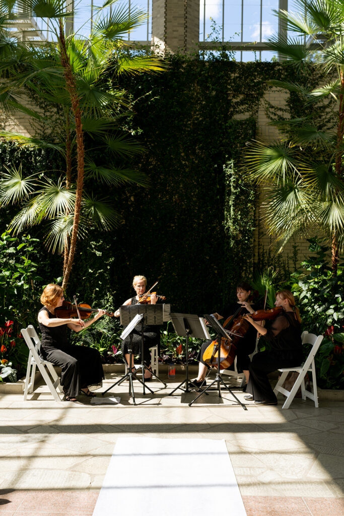 live music at the ceremony 