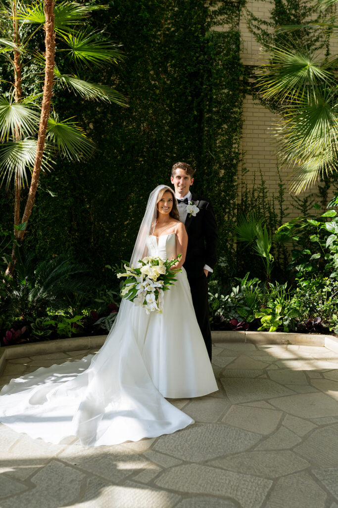 cute couple at their dream wedding 