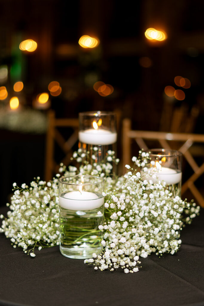 cute details at the reception