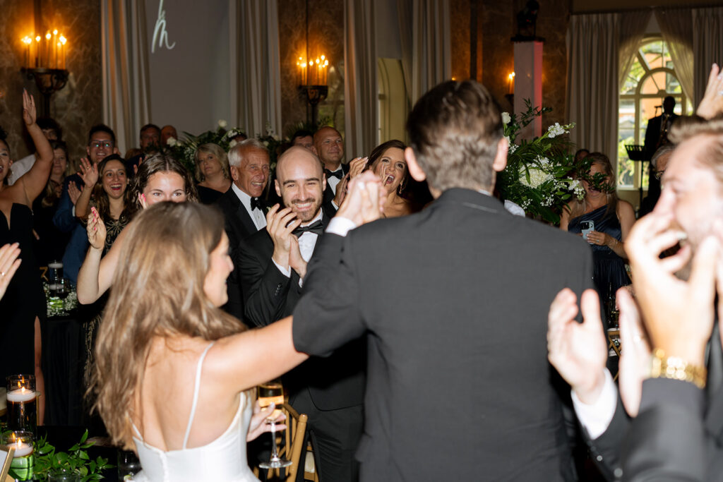 cute couple at their dream reception