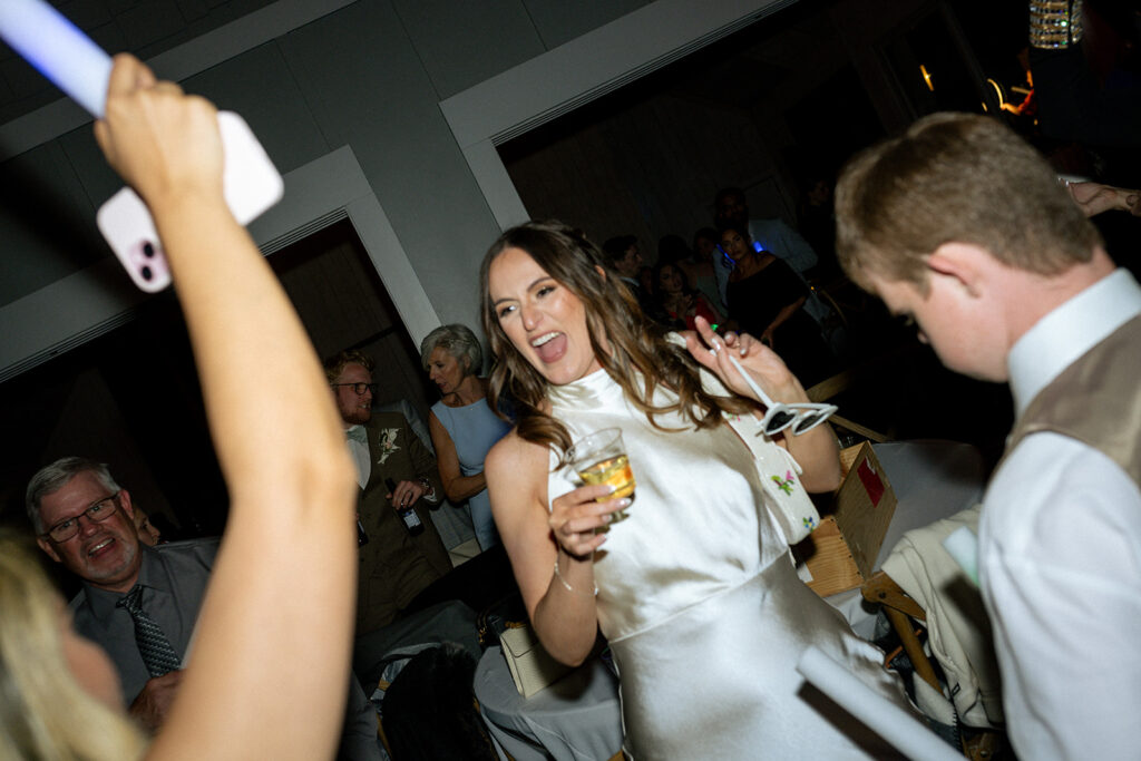 fun wedding reception party