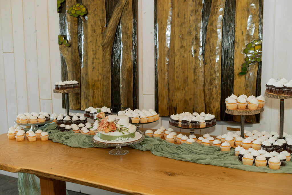desserts at the reception party