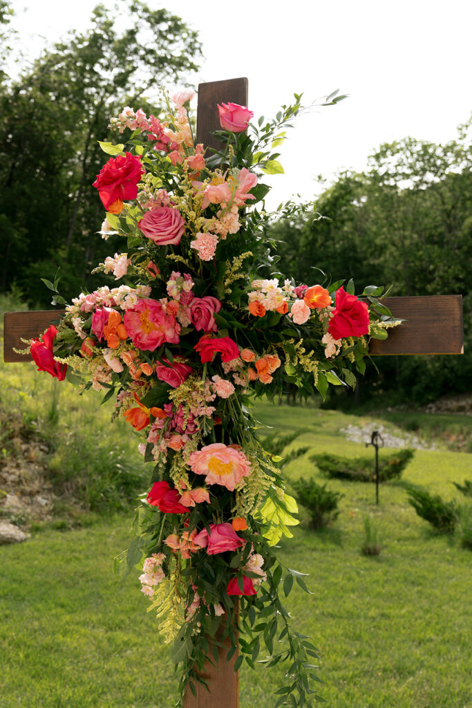 A Pine Hollow Farms Summer Wedding with Hot Pink Dresses & the Prettiest Cake Ever