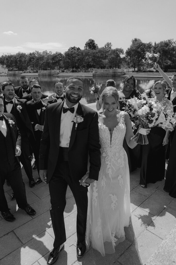 happy couple at their dream st. louis wedding