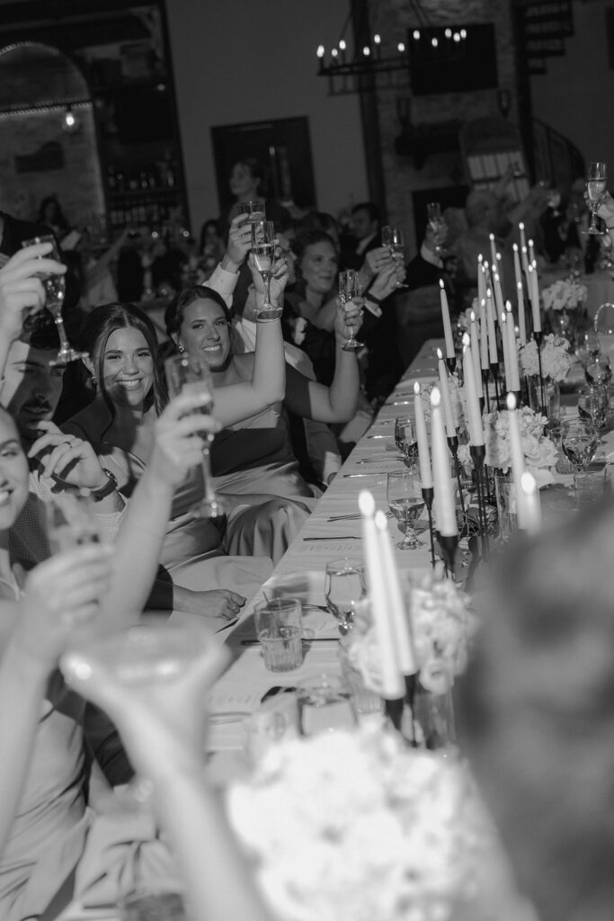 guests at the reception party