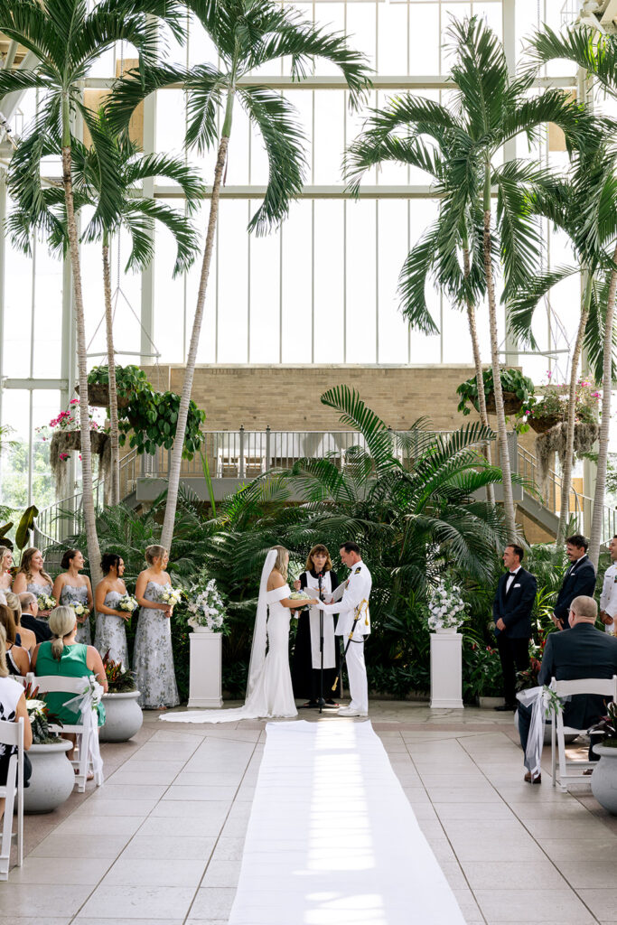 cute couple at their dream wedding ceremony