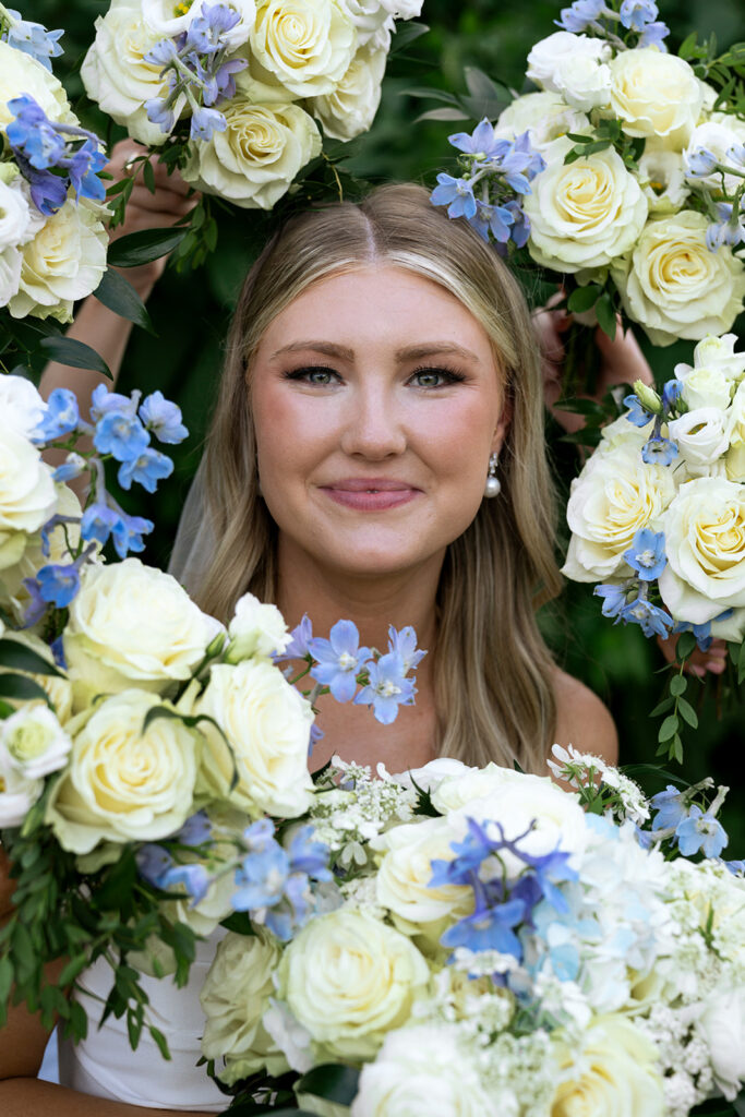 stunning picture of the bride