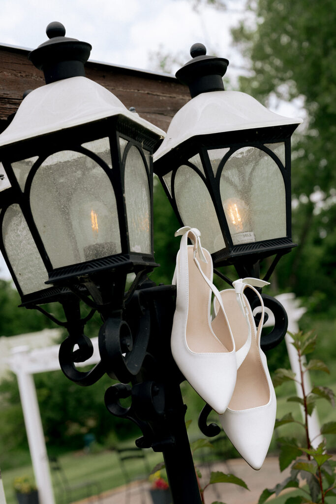 beautiful wedding shoes the bride used on her wedding day