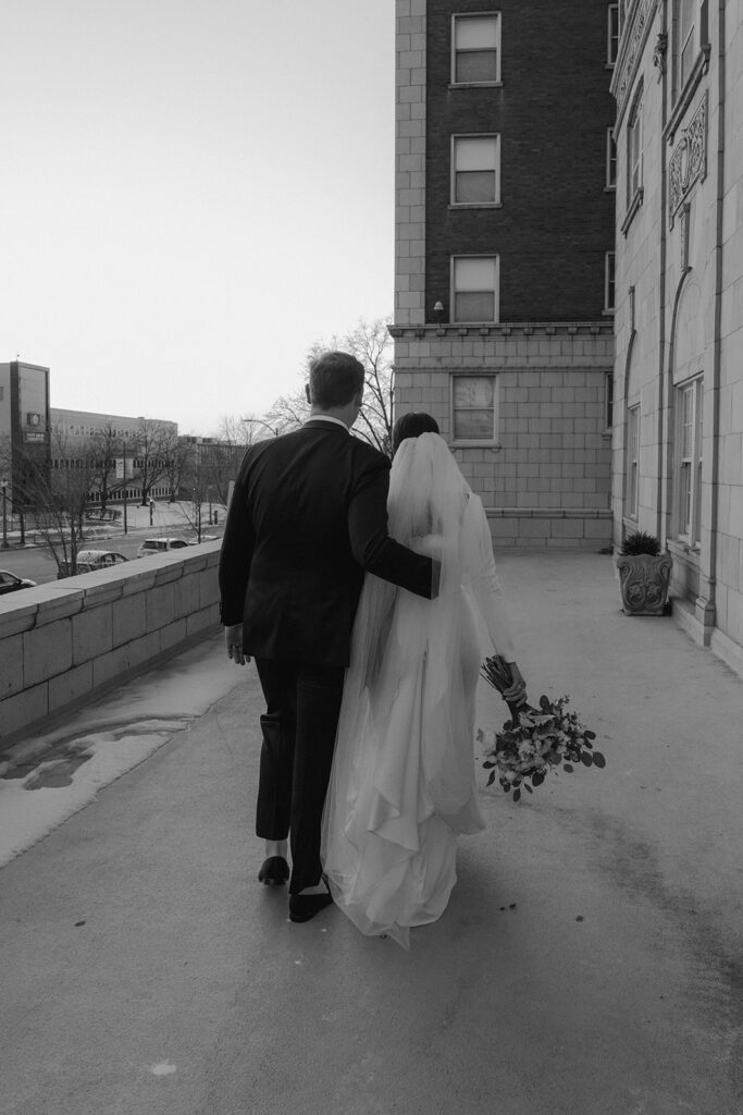 cute couple at their dream wedding in st. louis