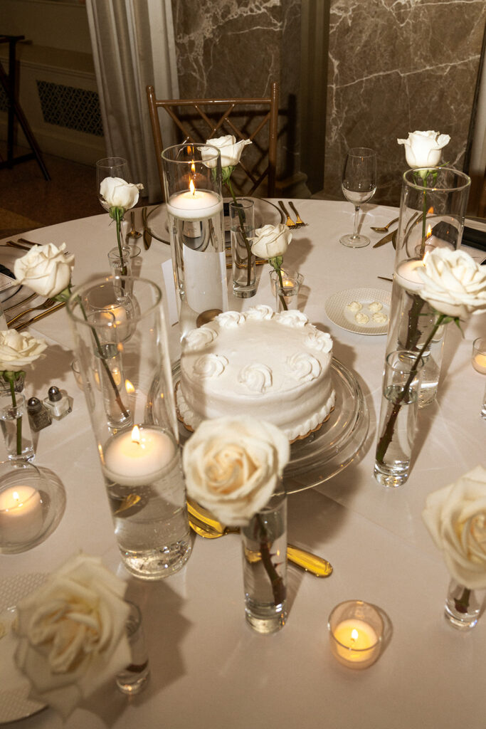 Stunning wedding reception decor