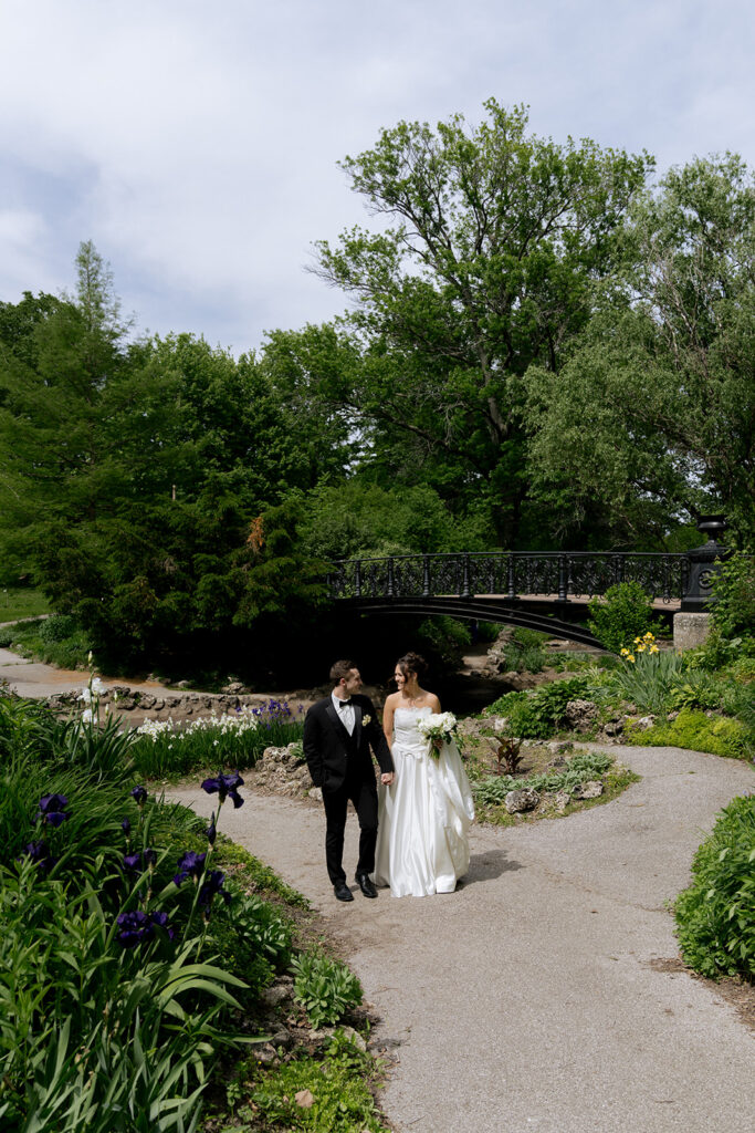 Cute couple at their dream St. Louis wedding