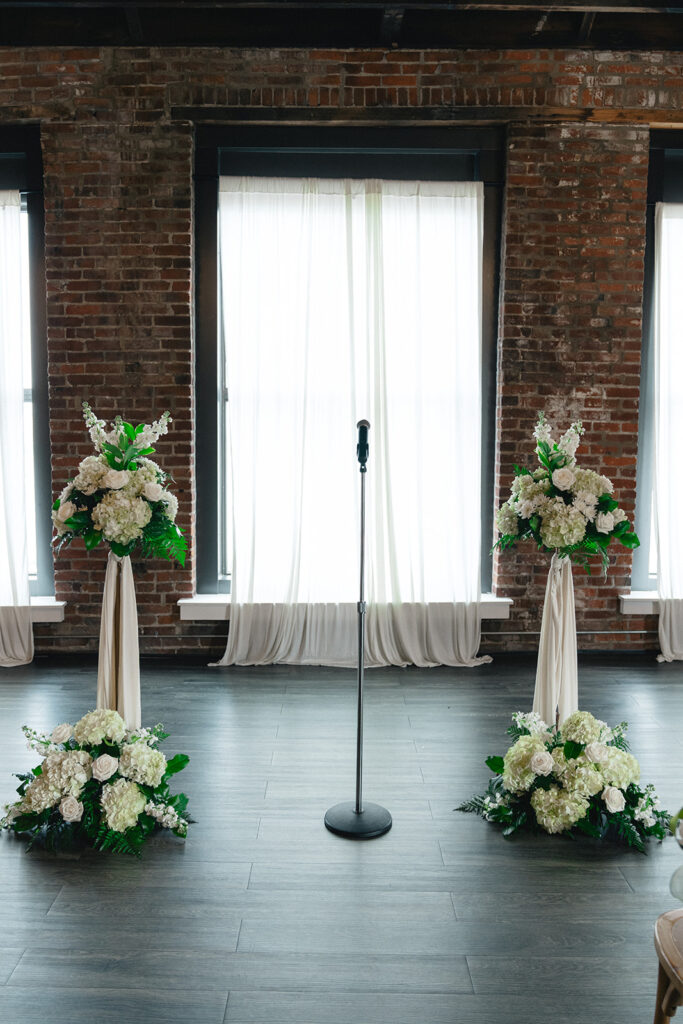 Beautiful ceremony decor