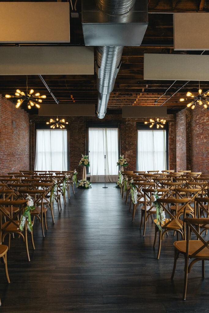Elegant and timeless wedding ceremony details