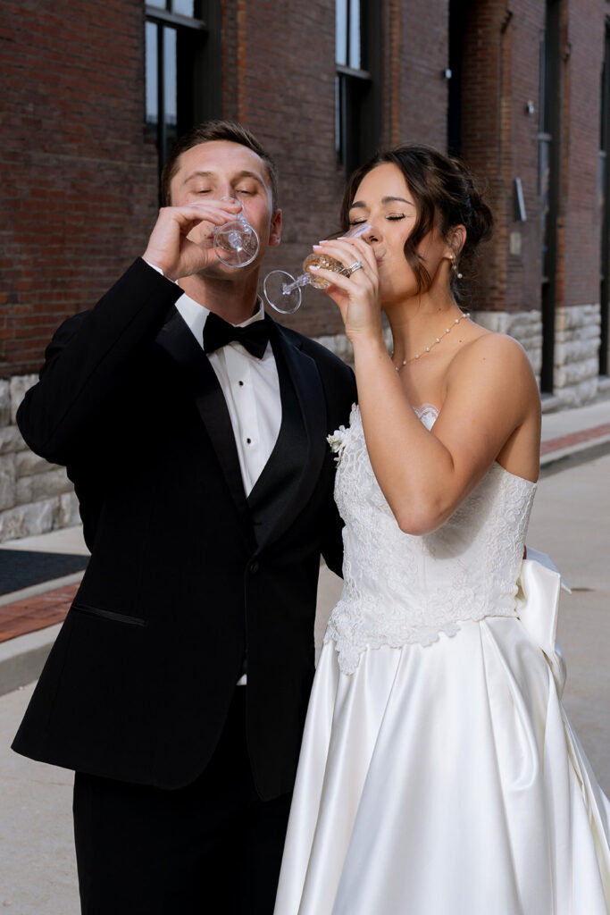 Tess & Jack’s Elegant Wedding at 612 North with St. Louis Arch Views