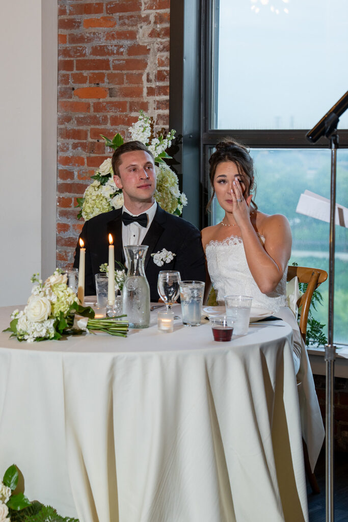 Tess & Jack’s Elegant Wedding at 612 North with St. Louis Arch Views
