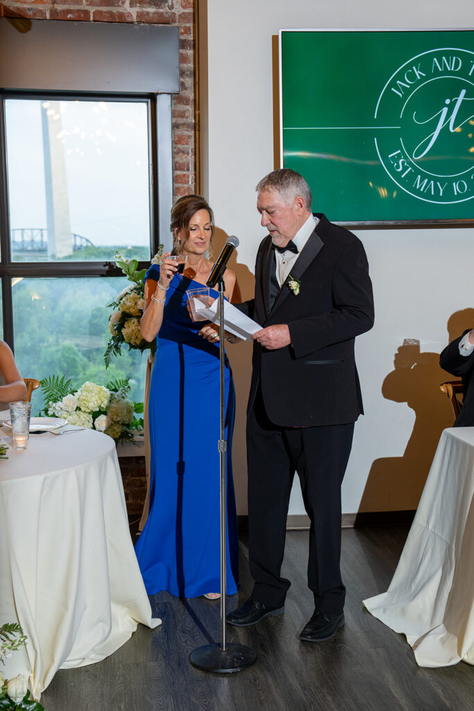 wedding reception speeches