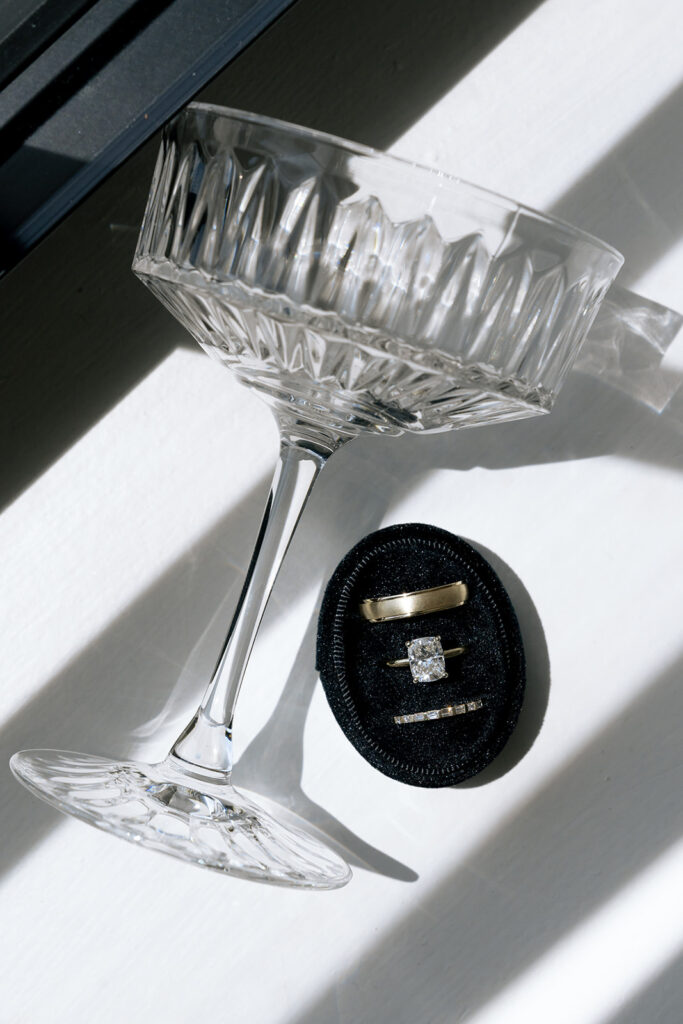cute closeup shot of the wedding rings