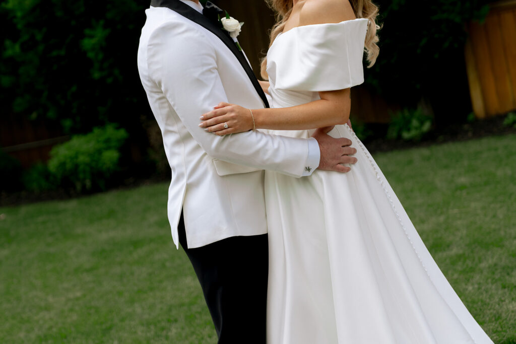 cute couple at their dream wedding