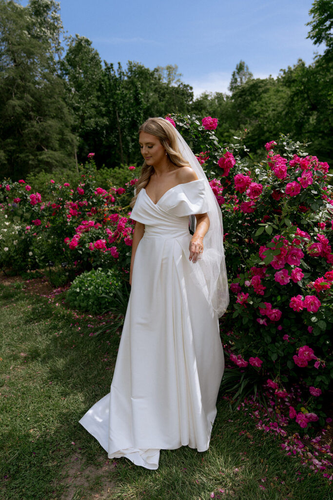 stunning portrait of the bride