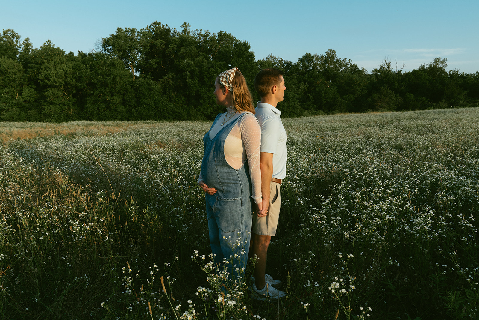 Becca & Austin’s Summer Maternity Session at Busch Wildlife in St. Charles, MO