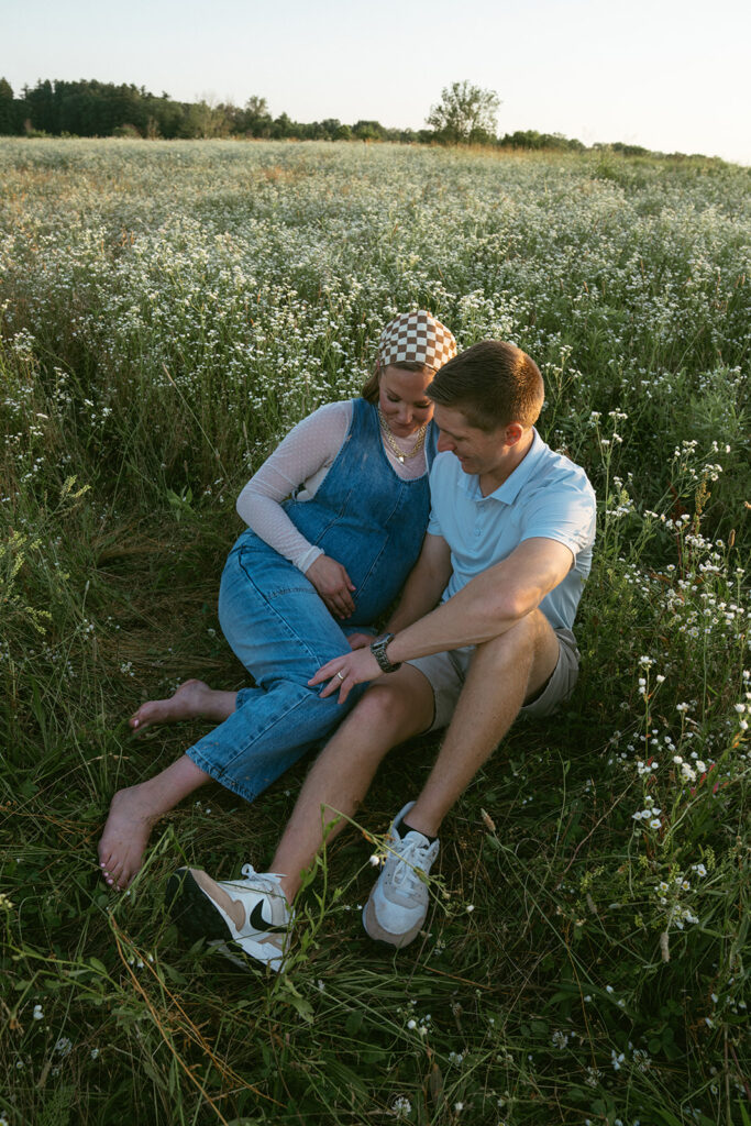 Becca & Austin’s Summer Maternity Session at Busch Wildlife in St. Charles, MO