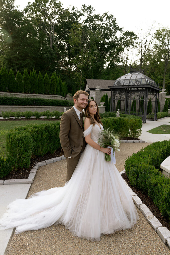 couple at their dream bridal portraits
