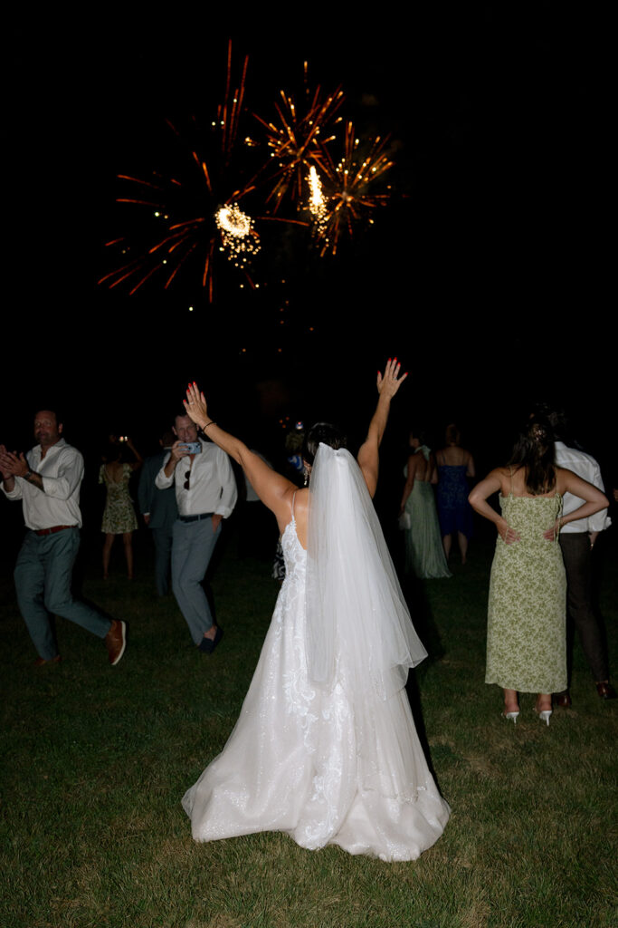Bride at her dream reception