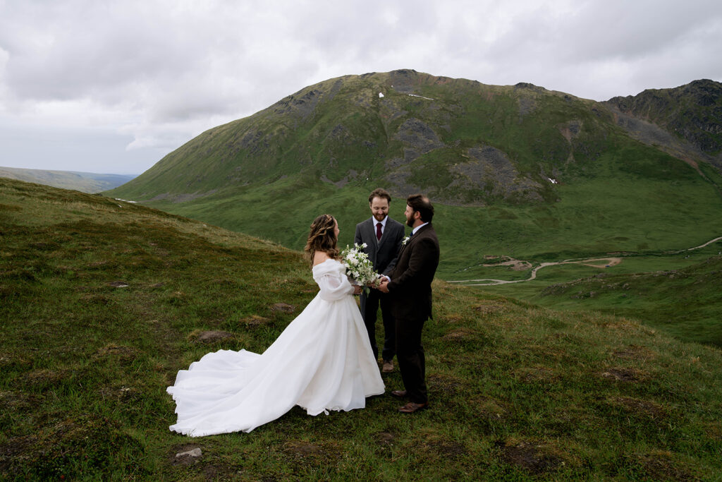 Nate & Keil’s Romantic Hatcher’s Pass Wedding with Misty Mountain Views