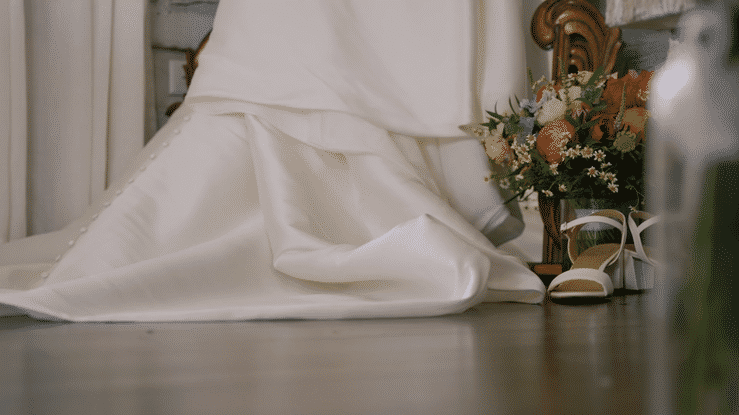 bride getting ready for her dream wedding day