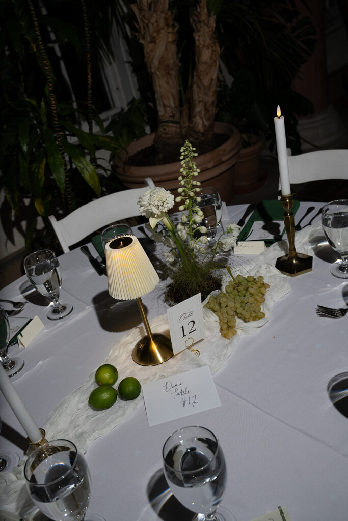 stunning reception details