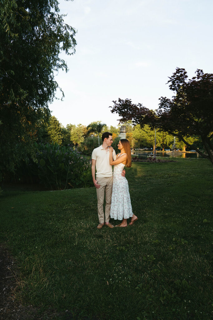 Cinematic Central Library Engagement Photos with Liz & Graylon