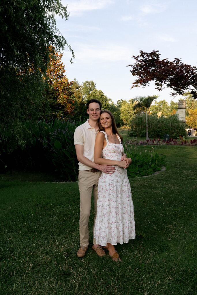 golden hour couple session in st. louis