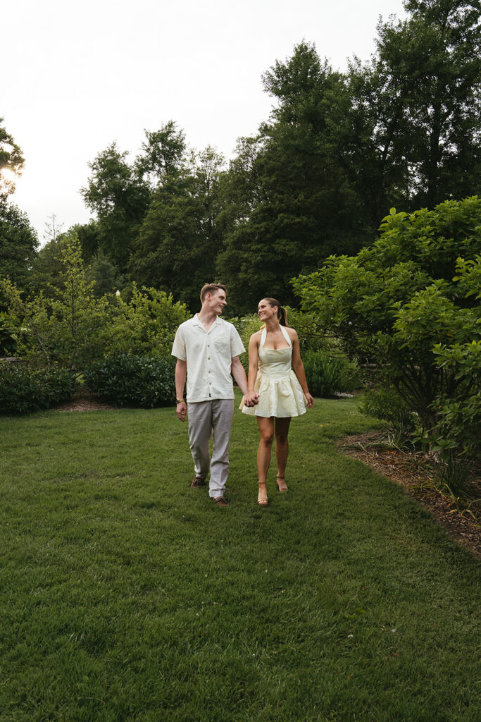 romantic engagement photos in st. louis
