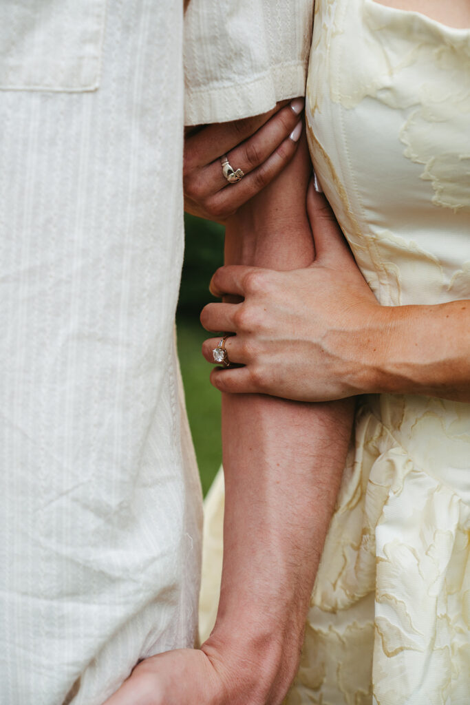 stunning closeup shot of the engagement ring
