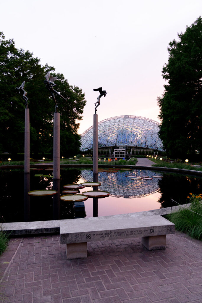 Grace & Jonathan’s Dreamy Wedding at Missouri Botanical Garden