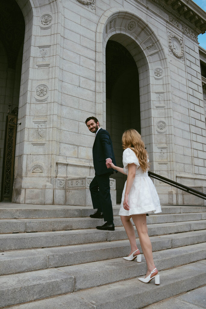 Editorial & Playful: Caitlin & Andrew’s Downtown St. Louis Engagement Session