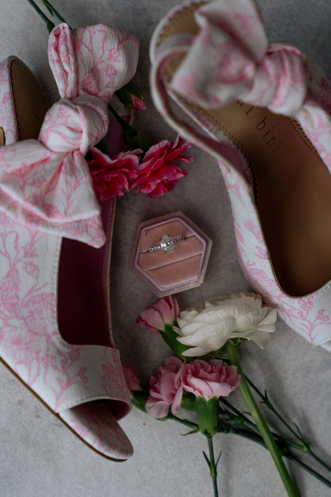 beautiful closeup shot of the wedding rings