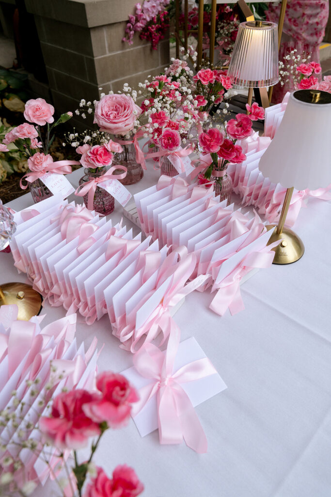 Vibrant wedding decor