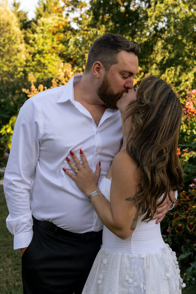 Gabrielle & Eli’s St. Louis Engagement Session at Tower Grove Park and Up-Down Bar