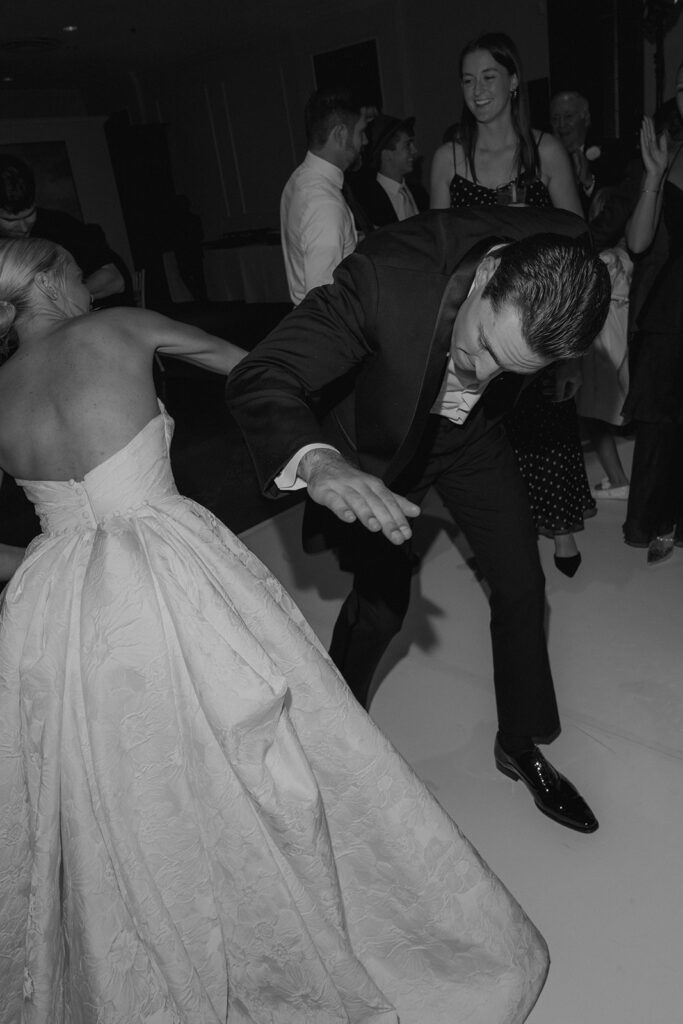 fun wedding reception party