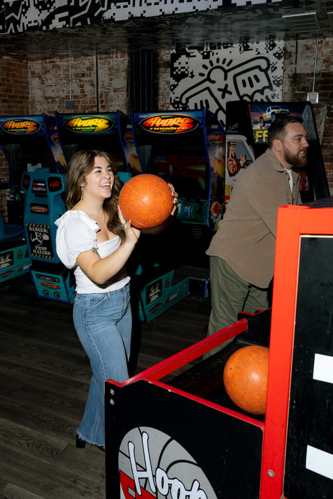 Gabrielle & Eli’s St. Louis Engagement Session at Tower Grove Park and Up-Down Bar