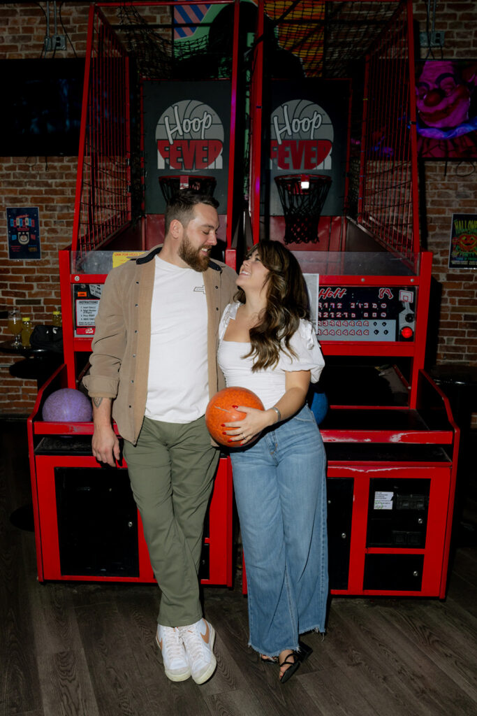 Gabrielle & Eli’s St. Louis Engagement Session at Tower Grove Park and Up-Down Bar