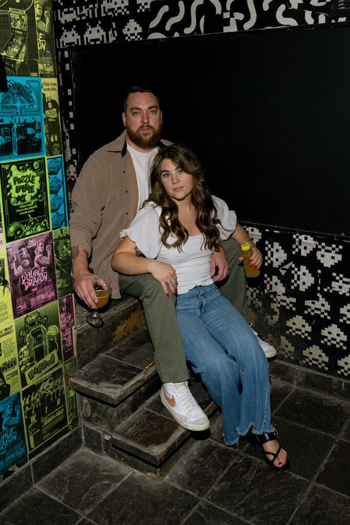 Gabrielle & Eli’s St. Louis Engagement Session at Tower Grove Park and Up-Down Bar