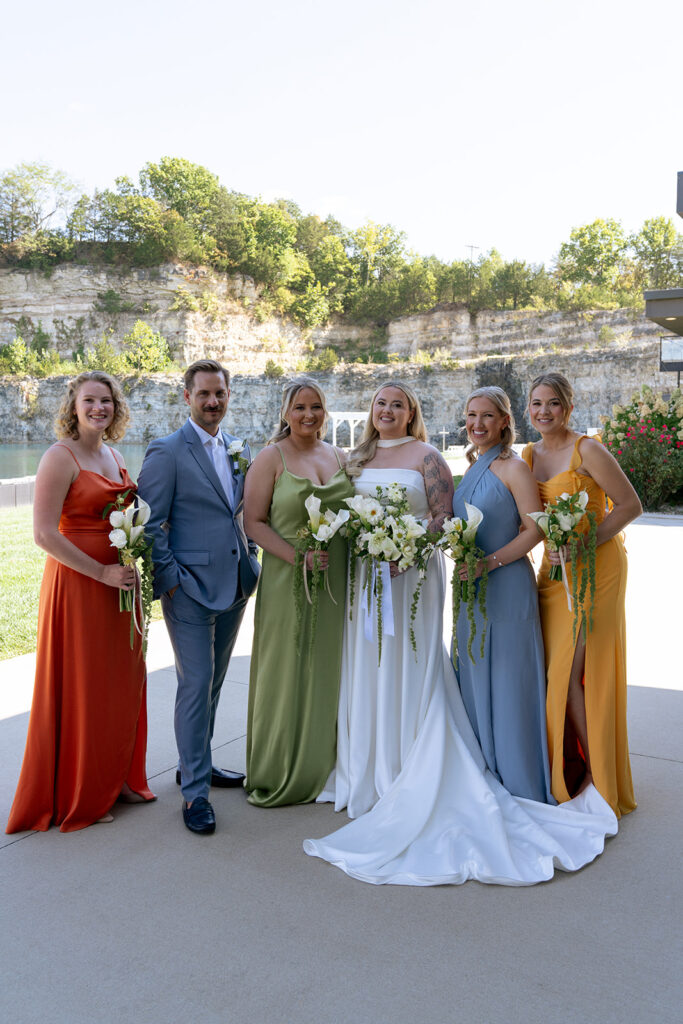 A Colorful LGBTQ St. Louis Wedding at Sunset Bluffs: Hannah & Kayla’s Modern Celebration